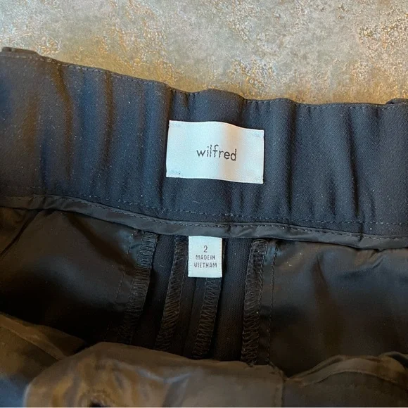 Wilfred Black Pleaded Trousers Size 2 - Picture 7 of 14